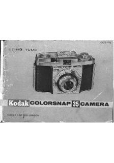 Kodak Colorsnap 35 manual. Camera Instructions.